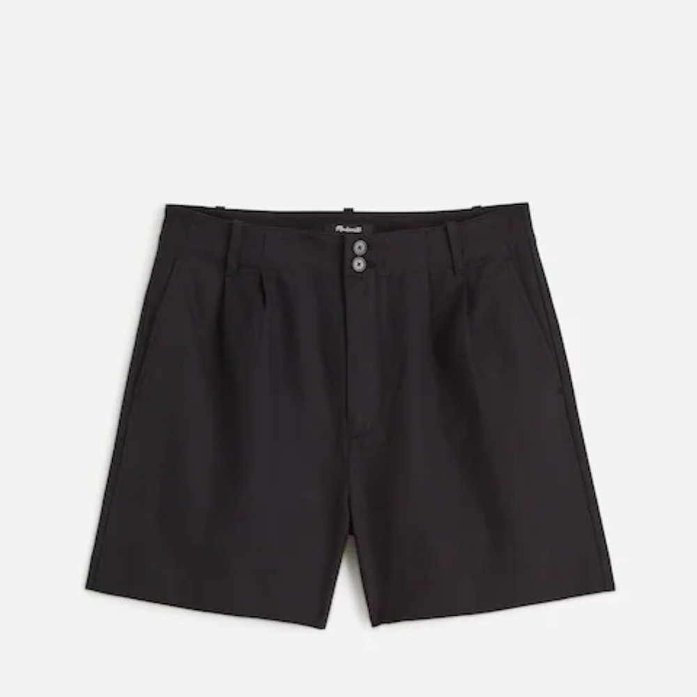 Madewell Relaxed Pleated Trouser Shorts Size 12